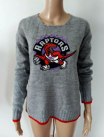Toronto Raptors Womens Sweater Size Small All Laced Up Touch Alyssa Milano New Cover