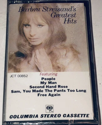 Barbra Streisand Greatest Hits Sealed Music Album Cassette 1S15 - Image 1 of 4