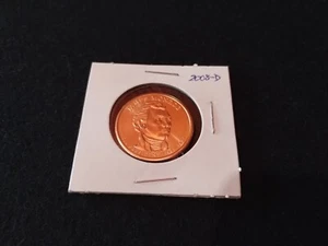 2008 D  Presidential Dollar James Monroe Choice BU Clad US Coin - Picture 1 of 3