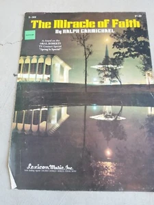 The Miracle of Faith Ralph Carmichael Sheet Music 1973 - Picture 1 of 1