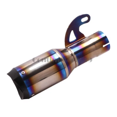 Silenciador de escape de aleación de titanio para BMW S1000RR 2010-2014 S1000R 2010-2016 azul  Foto 1 de 4