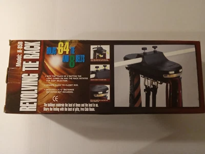 Unbranded Model H-858 Revolving Tie & Belt Rack Holds 64 Ties And 8 Belts - Image 1 of 4