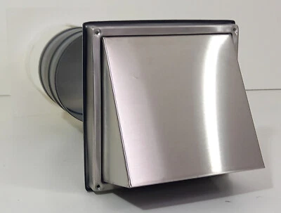 Wall Box Ø125 Stainless Steel Exhaust Extractor Blower Door Test Certificate - Image 1 of 4