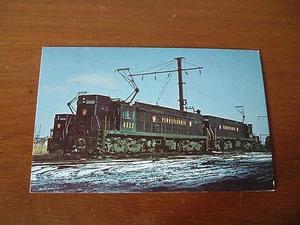 Vintage Photo Postcard Pennsylvania 4432 1960's GE E-44 Locomotive Train - Picture 1 of 2