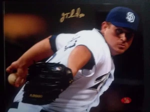 Joe Thatcher Auto 8x10 Photo Gold Autograph San Diego Padres COA - Picture 1 of 1