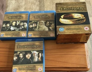 The Lord of the Rings the Motion Picture Trilogy Extended Edition Blu-ray Boxset - Picture 1 of 16