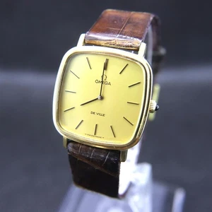 Omega Deville Watch 31mm Men's Square Vintage Manual Swiss Made - Picture 1 of 17