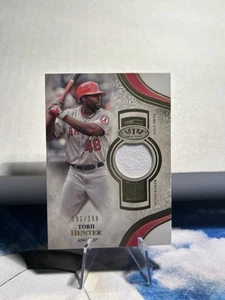 2021 Topps Tier One Relic Torii Hunter /399 #T1R-TH Angels - Picture 1 of 2