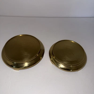 Pedestales portavelas/planta pilar de latón Foto 1 de 4