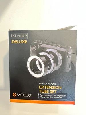 Vello Deluxe Auto Focus Extension Tube Set, for Panasonic and Olympus Micro Four - Image 1 of 4