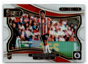 2025 Panini Select EPL Silver Snapshot Rookie Mateus Fernandes Southampton #21 - Picture 1 of 2
