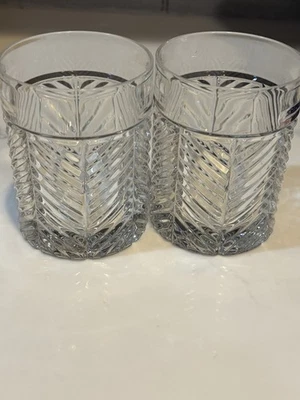 Juego de 2 RALPH LAUREN ESPIGA 12 OZ CRISTAL HIGHBALL Bajo 4" Foto 1 de 4