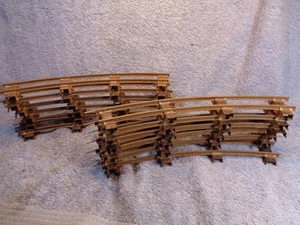 Vintage Spur S American Flyer Modelleisenbahn Lokomotive gebogenes Gleis Menge 12 Ist-Zustand - Bild 1 von 11
