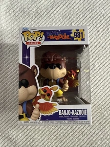 FUNKO POP! Games: Banjo Kazooie 981- Banjo & Kazooie - Picture 1 of 5