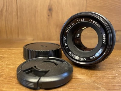 *READ : Exc+4* Olympus OM System F.Zuiko Auto S 50mm F/1.8 Standard Lens /Japan - Image 1 of 4