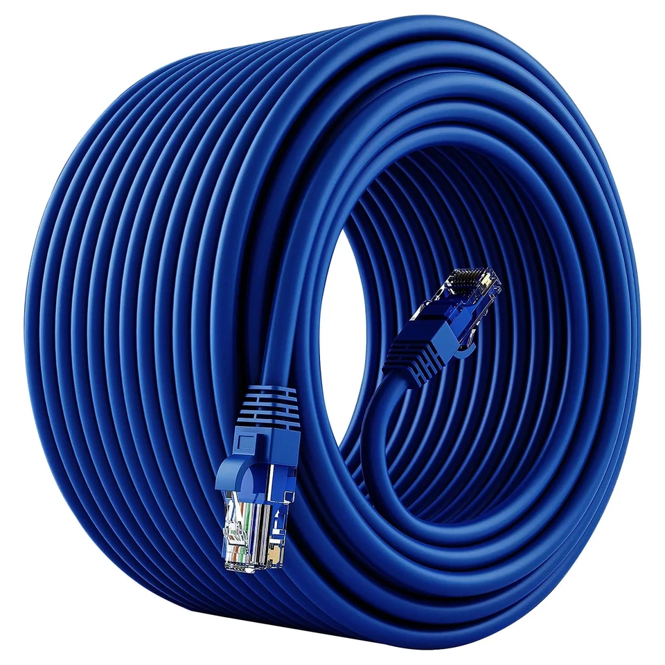 5Core CAT 6 20ft Ethernet Cable Lan Network CAT6 Internet Modem RJ45 Patch Cord - Image 1 of 4