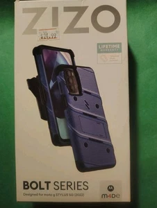 ZIZO Bolt Moto G Stylus 5G 2022 Holster Case, Tempered Glass, Built-in Kickstand - Photo 1 sur 3