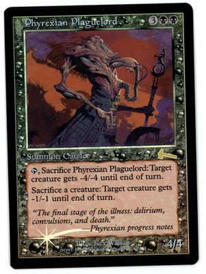 Phyrexian Plaguelord -- MTG (SP+ Quality FOIL) - Urza's Legacy - See pics/scans! - Image 1 of 2