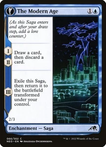 MTG Magic NEO Kamigawa Neon Dynasty - 1x EN NM 066 C The Modern Age - Picture 1 of 2
