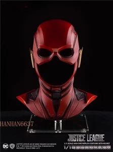 DC Justice League The Flash Wearable Mask 1:1 Helmet Halloween Cosplay Prop Gift - Picture 1 of 4