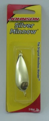 Johnson SM1/4-GLD Silber Elritze Weedless Löffel Farbe Gold 7.4ml - Bild 1 von 3