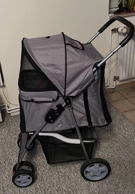 [pro.tec] Hundewagen Pet Stroller Hundebuggy Neuwertig Nur 1 Mal benutzt - Bild 1 von 4