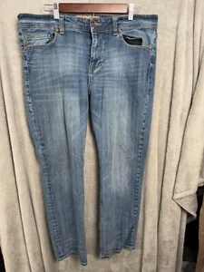Jeans donna Seven7 gamba dritta 36x30 blu denim zip mosca 5 tasche vestibilità regolare - Foto 1 di 9