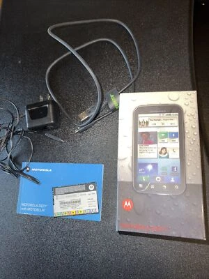 Motorola Defy Caja Teléfono Celular, Batería, Manual y 2 Cables de Alimentación, Sin Teléfono Foto 1 de 4