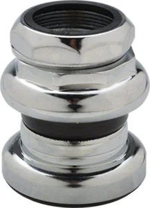 Tange-Seiki Passage New 1" Threaded Headset: 26.4mm Crown Race Chrome - Picture 1 of 1