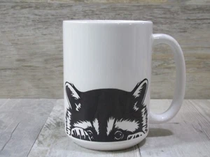Cute Raccoon 15oz. Ceramic Cup/ Mug Trash Panda Coffee Mug - Picture 1 of 3