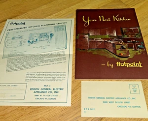 1944 YOUR NEXT KITCHEN by HOTPOINT & Order Form / Layout Sheet - Picture 1 of 16