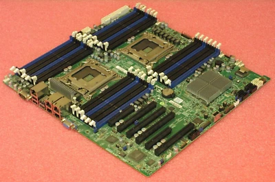 Supermicro 122149 Motherboard X9DRI-LN4F+  V1.20a LGA2011 C602 DDR3 SATA PCI - Image 1 of 4