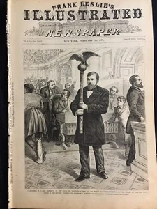 Sargento de Armas Cámara de Representantes 1877 Disputa Electoral Presidencial-México - Imagen 1 de 8