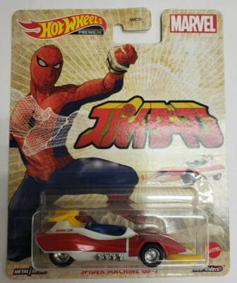 Hot Wheels Retro Entertainment Spider-Man Spider Machine GP-7 Foto 1 de 4