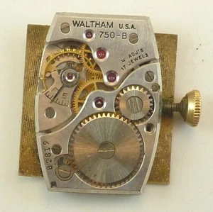 Waltham 750-B Armbanduhrwerk - Teile/Reparatur - Bild 1 von 4