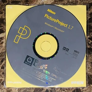 Nikon Picture Project 1.7 CD-Rom  Software / Reference Manual 2 CDs NEW Sealed - Picture 1 of 2