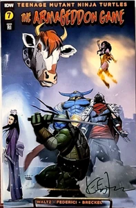 Teenage Mutant Ninja Turtles the Armageddon Game 7 1:10 Incentive signed Eastman - Picture 1 of 11