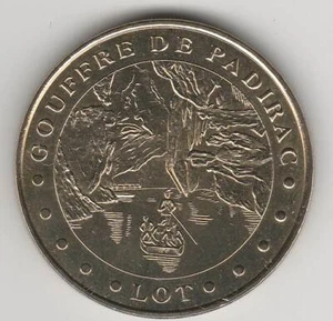 A 2009 TOKEN MEDAILLE MONNAIE DE PARIS -- 46 500 N°10 GOUFFRE DE PADIRAC 1889 - Bild 1 von 2