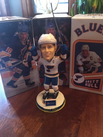 BRETT HULL ST LOUIS BLUES BOBBLEHEAD 3/25/17 SGA NIB 5004100 Cover