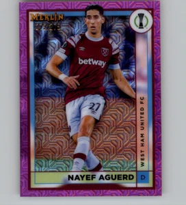 Nayef Aguerd 2022-23 Topps Merlin UEFA Club Competitions Pink Mojo /275 - Bild 1 von 2