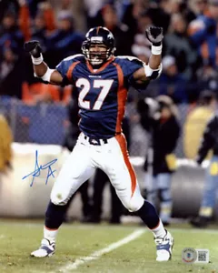 STEVE ATWATER SIGNED AUTOGRAPHED 8x10 PHOTO DENVER BRONCOS LEGEND BECKETT BAS - Picture 1 of 2