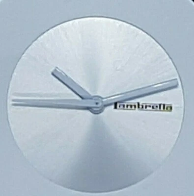 Rare Lambretta Watch Analog Quartz Movement White Leather Band Wrist Untested - Image 1 of 4