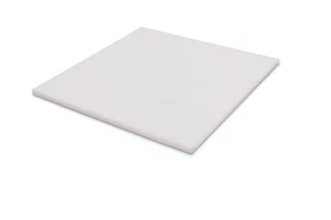 HDPE (Hochdichte Polyethylen) Kunststoffplatte 3/8" - 0,375" x 4" x 8" weiß  - Bild 1 von 1