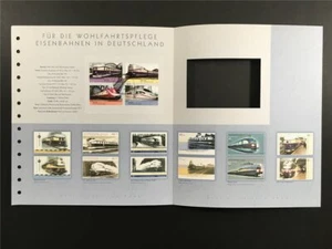 GERMAN POST ART-EDITION 2006/34 EISENBAHN TEE ICE TRAINS RAILROADS - Bild 1 von 6