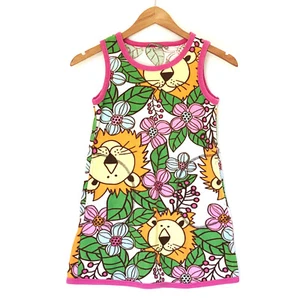 Lindex Girls Sleeveless Terry Cloth Dress Size 7 EU 122 Knee Length Pockets Soft - Picture 1 of 11