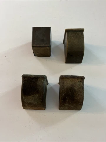 Assorted lot of Vintage Furniture table leg toe caps Cover