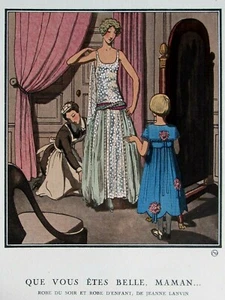 Pierre Brissaud QUE VOUS ETES BELLE, MAMAN... EO 1922 Gazette Bon Ton - Picture 1 of 5