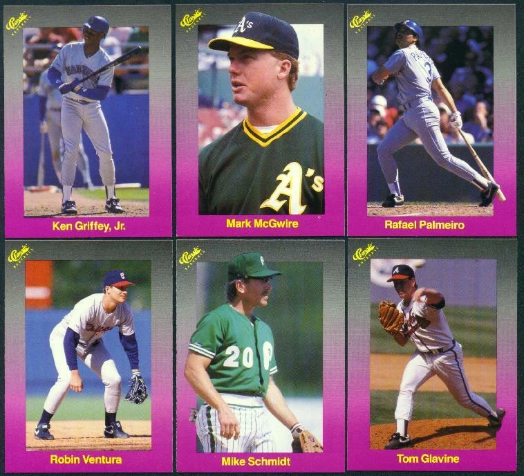 Tom Glavine #159 1989 Classic Purple - Image 1 of 1