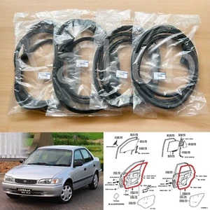 for Toyota Corolla E110 AE110 AE111 EE110 EE111 door weatherstrip rubber seal - Picture 1 of 6