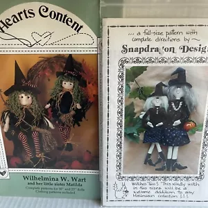 Doll Patterns Witches Halloween - Picture 1 of 2